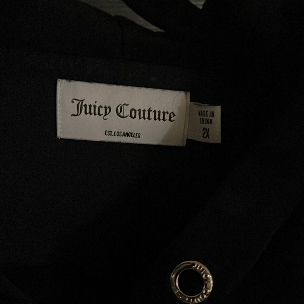 Juicy Couture OG Big Bling Velour Hoodie - Picture 2 of 4